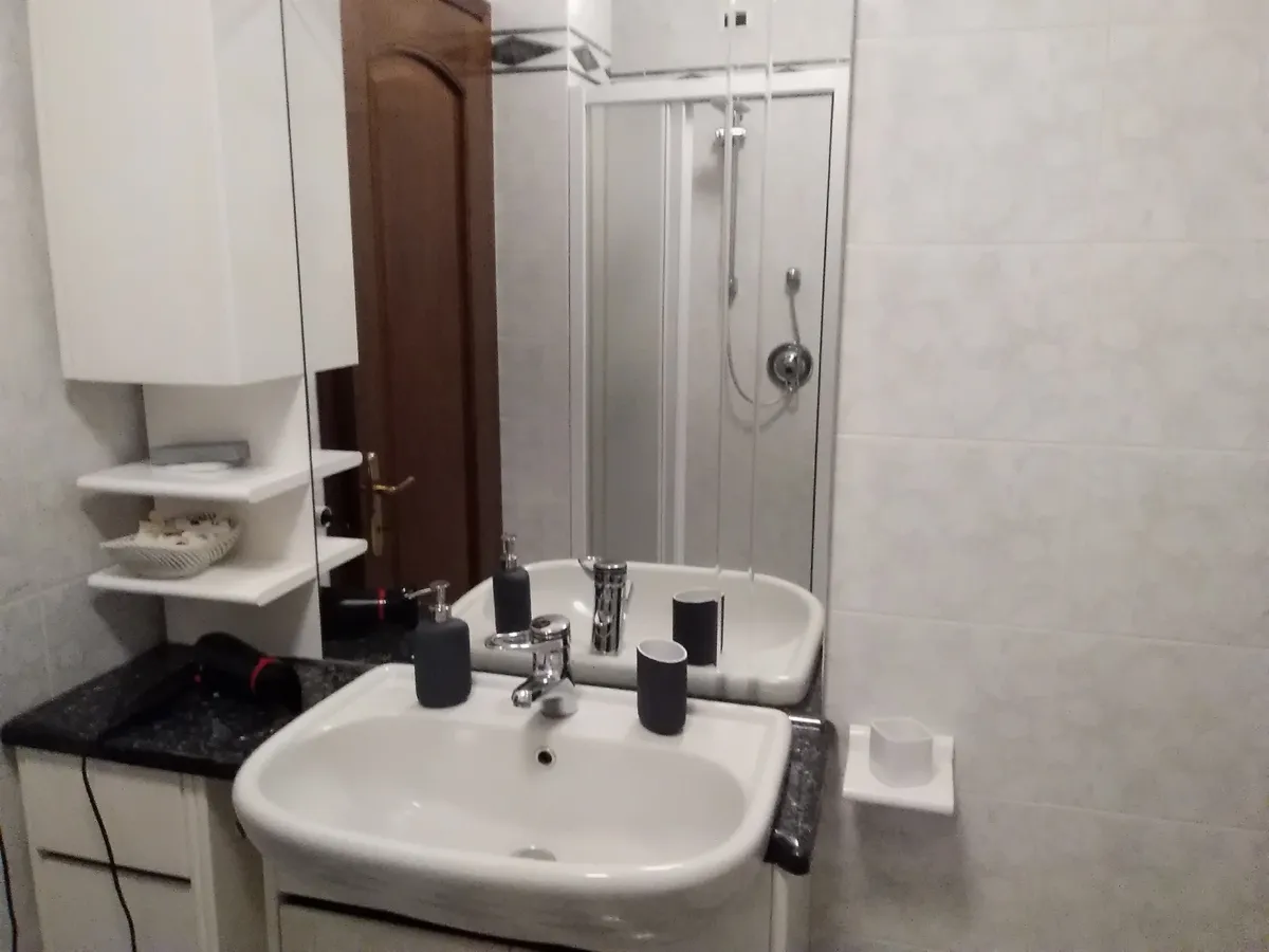 Il bagno con la doccia