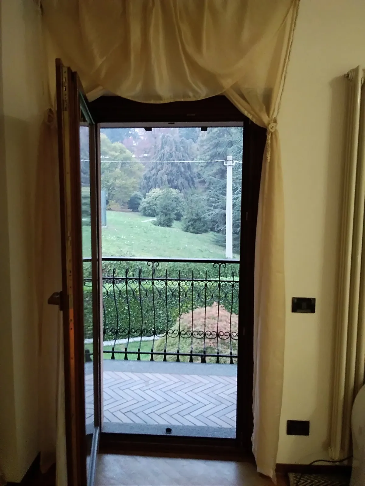 La portafinestra sul panorama